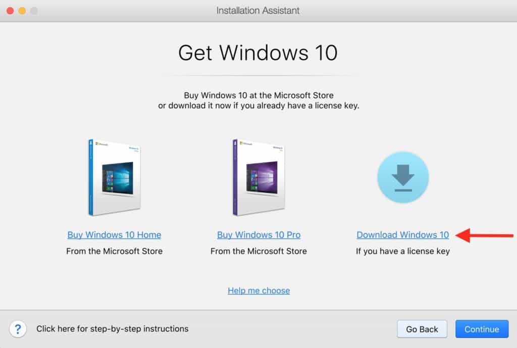 windows 10 license key for mac